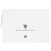 The Journey of a Thousand Miles card (Back Horizontal)