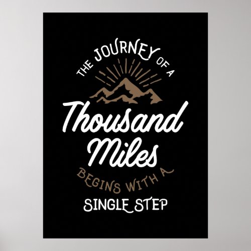 The Journey Of a Thousand Miles Poster