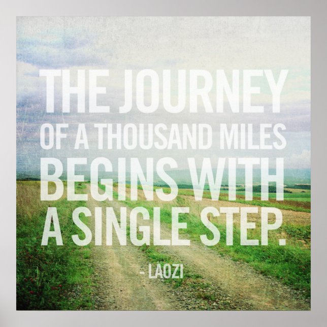 The Journey of A Thousand Miles Poster (Front)