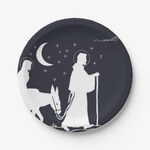 The Journey To Bethlehem Paper Plates