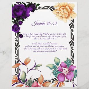 The Journey writings personalized paper