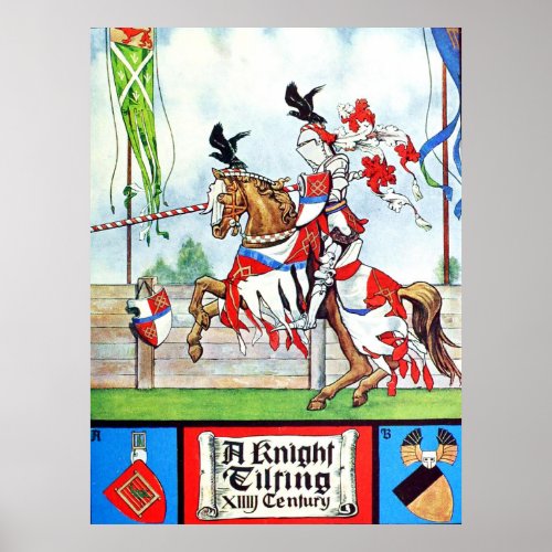 The Jousting Knight Poster