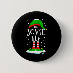 The Jovie Elf Christmas Family Matching Xmas Group Button