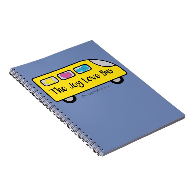 The Joy Love Bus Logo Notebook (Right Side)