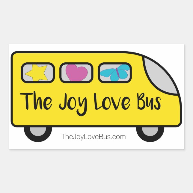 The Joy Love Bus Logo Stickers (Front)