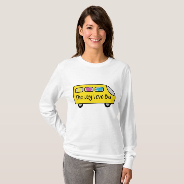 The Joy Love Bus Long Sleeve T-Shirt (Front Full)