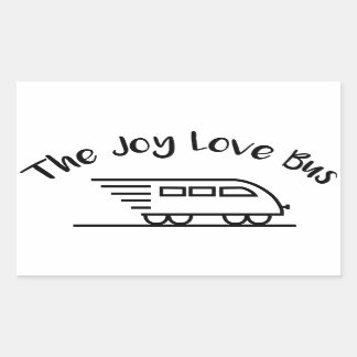 The Joy Love Bus Speedy Logo Sticker