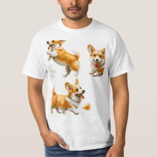 The Joy of Corgis _ Fun_Filled Canine Companions T_Shirt