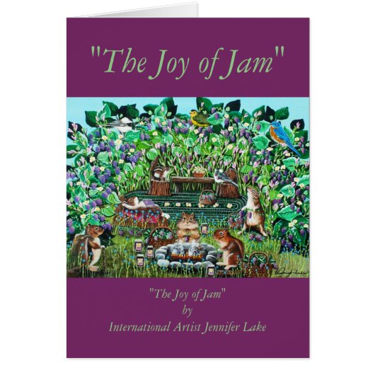 The Joy of Jam Cards (Front)