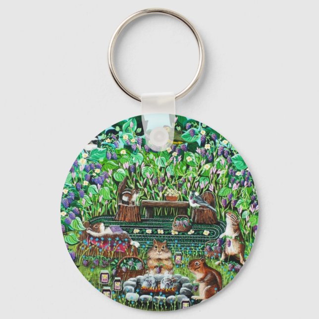 The Joy of Jam Keychain (Front)