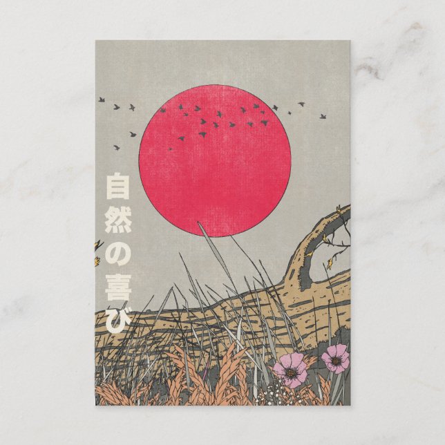 The Joy Of Nature Enclosure Card (Front)