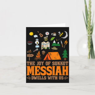The Joy Of Sukkot Messiah Dwells With Us Jewish Ho Card