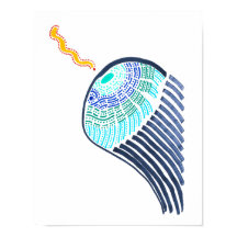 The Joy of the Encounter - Abstract Line Art