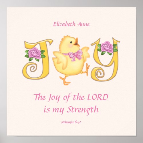The Joy of the LORD _ Chick Poster