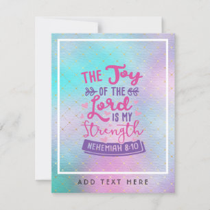 The Joy Of The Lord Is My Strength Personalized