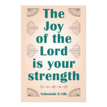 The Joy of the Lord is Your Strength ArtDeco