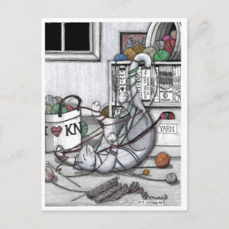 The Joy of Unraveling postcard