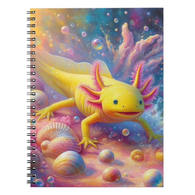 The Joyful Axolotl Notebook (Front)