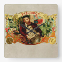 The Judge Vintage Cigar Box Label