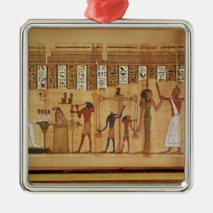 The Judgement of Osiris, detail Metal Ornament