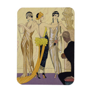 The Judgement of Paris, 1920-30 (pochoir print) Magnet