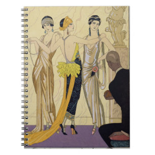 The Judgement of Paris, 1920-30 (pochoir print) Notebook
