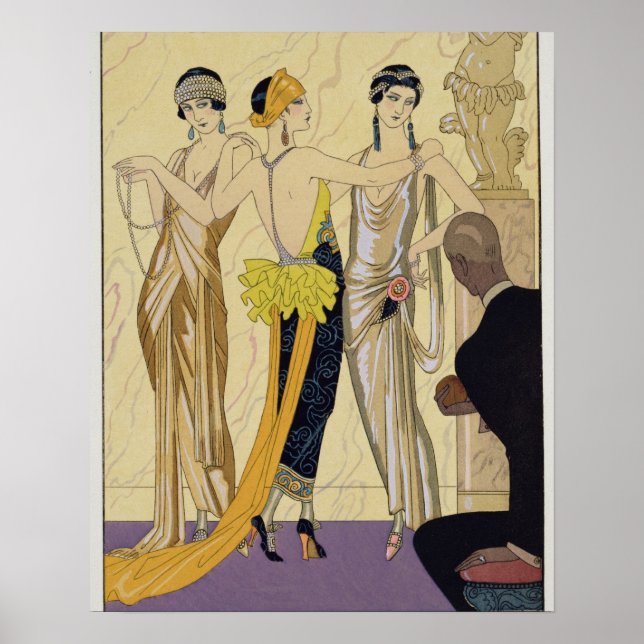 The Judgement of Paris, 1920-30 (pochoir print) Poster (Front)