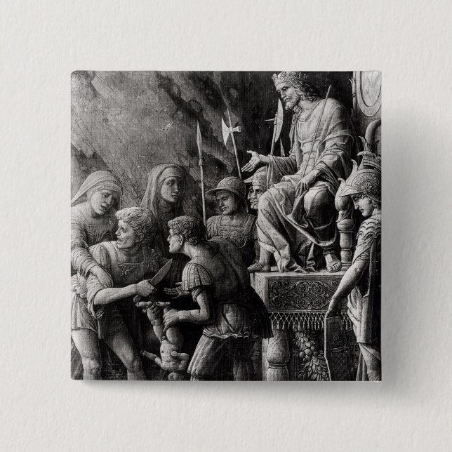 The Judgement of Solomon Pinback Button (Front)