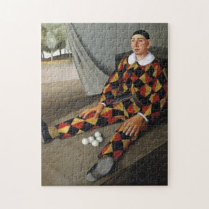 The Juggler at the Circus (by Antonio Donghi) Jigsaw Puzzle