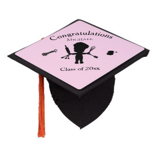 The Juggling Baker Congratulations Pink Graduation Cap Topper