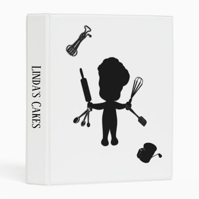 The Juggling Baker Mini Binder (Front/Spine)