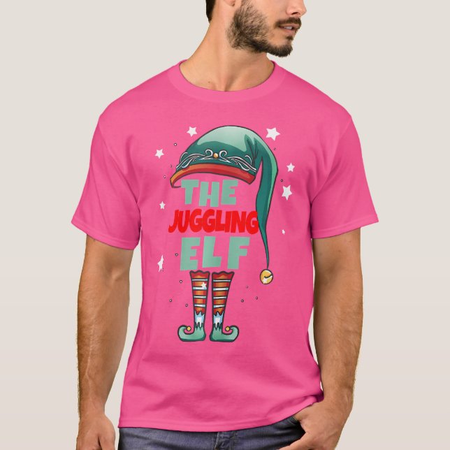 The Juggling Gnome Christmas 	 - Juggling Christma T-Shirt (Front)
