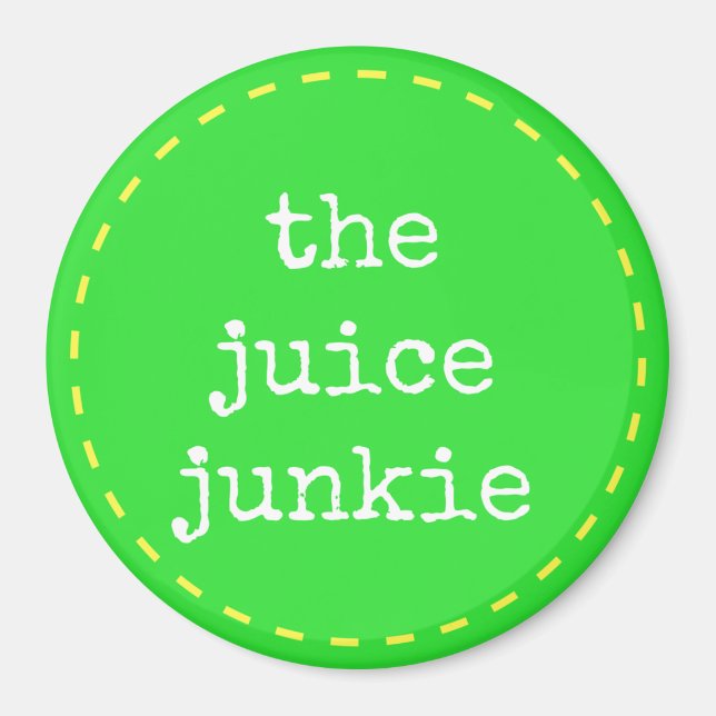 The Juice Junkie - Logo Magnet (Front)