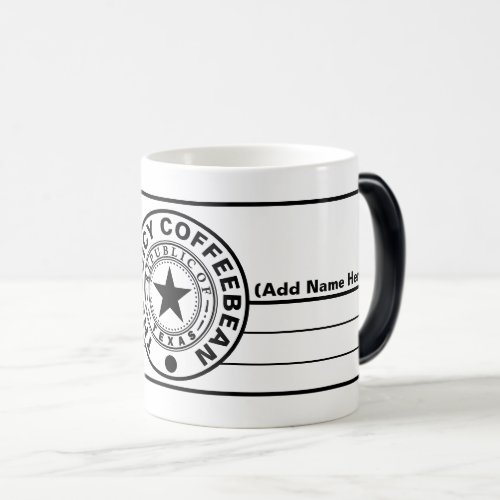 THE_JUICY_COFFEEBEAN tx customizable Magic Mug