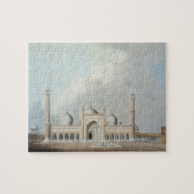 The Jummah Musjed, Delhi, plate XXIII from 'Orient Jigsaw Puzzle (Horizontal)