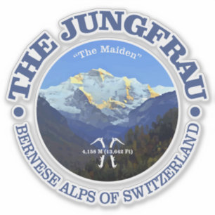The Jungfrau Sticker
