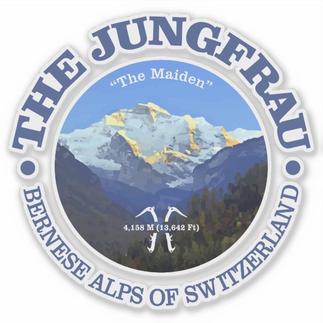 The Jungfrau Sticker (Front)