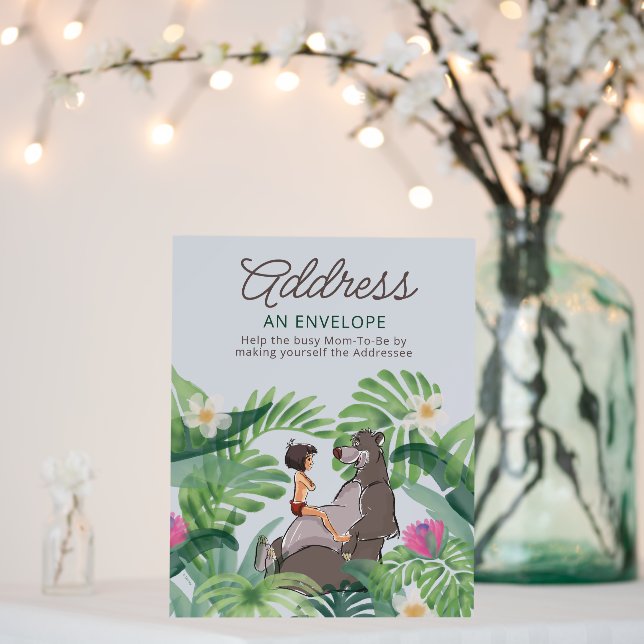 The Jungle Book Baby Shower Address An Envelope Foam Board (In Situ (Wedding))