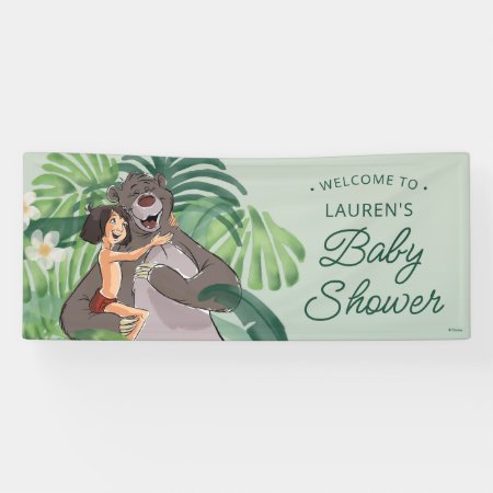 The Jungle Book Baby Shower Banner