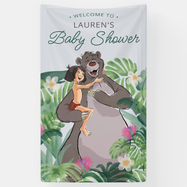 The Jungle Book Baby Shower Banner (Vertical)