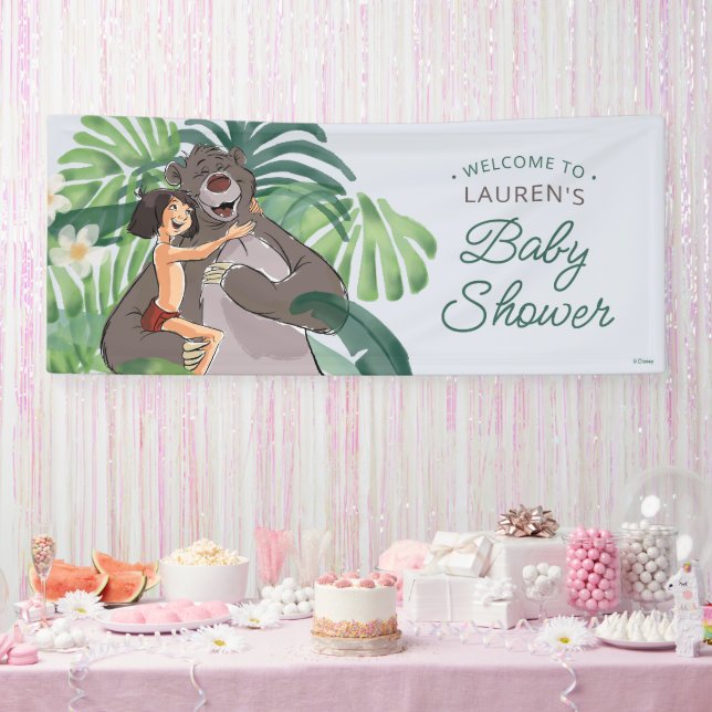 The Jungle Book Baby Shower Banner Zazzle