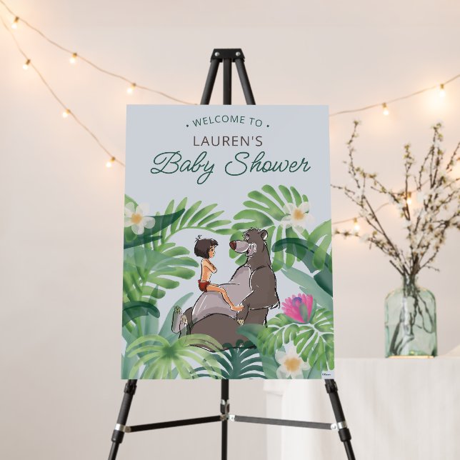 The Jungle Book Baby Shower Foam Board (In Situ (Stand))