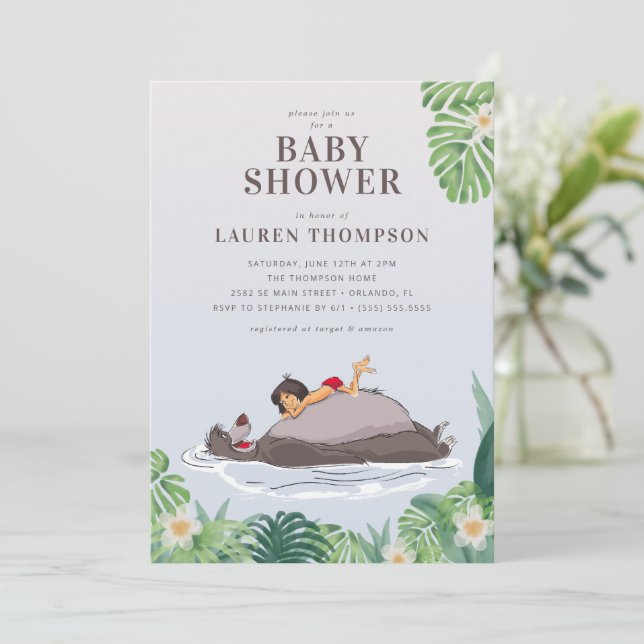 The Jungle Book Baby Shower Invitation Zazzle