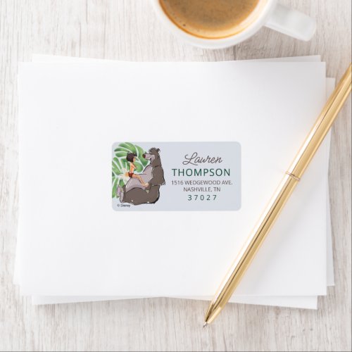 The Jungle Book Baby Shower Label