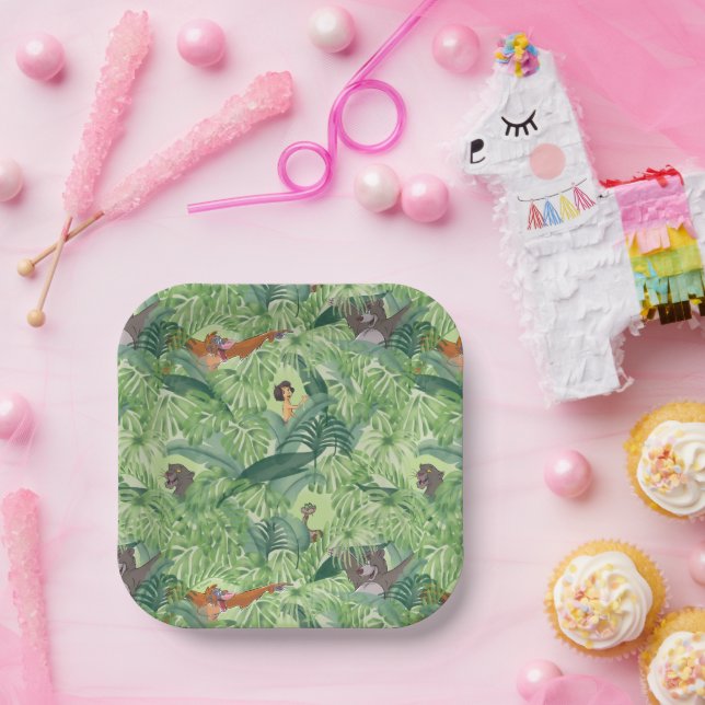 The Jungle Book Baby Shower Paper Plates (Party)