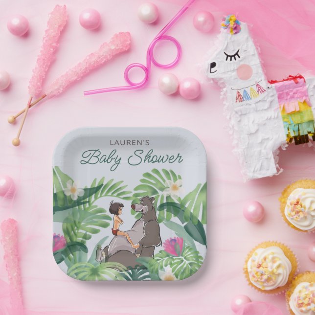 The Jungle Book Baby Shower Paper Plates (Party)