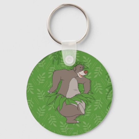 The Jungle Book Baloo With Grass Skirt Keychain