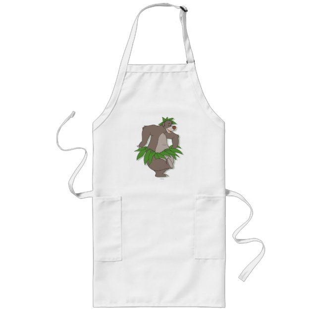 The Jungle Book Baloo with Grass Skirt Long Apron (Front)