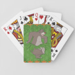 The Jungle Book Baloo With Grass Skirt Playing Cards at Zazzle