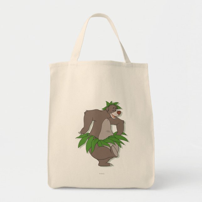 The Jungle Book Baloo with Grass Skirt Tote Bag (Front)